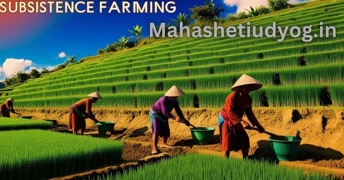 Subsistence farming : निर्वाह शेती : एक मराठी दृष्टिकोनातून तपशील